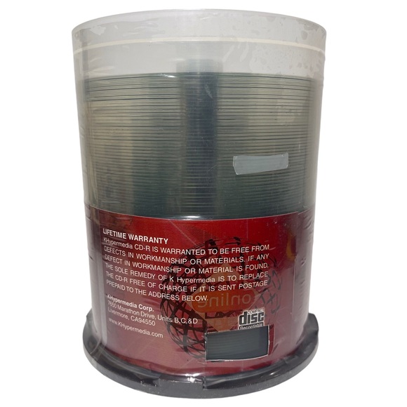 CD-R recordable 80 minute / 700mb multi speed discs 100 discs new sealed - Picture 4 of 7